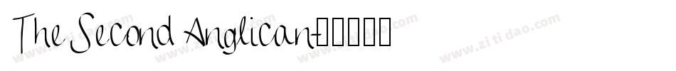 The Second Anglican字体转换